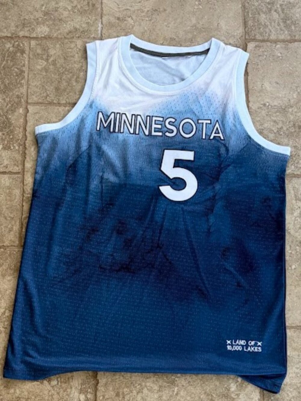 Minnesota Timberwolves Anthony Edwards City Edition Jersey Men's Large